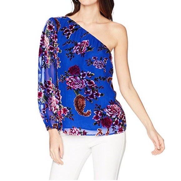 Ella Moon Tops - 🌹 Ella Moon One Shoulder Blouson Sleeve Top